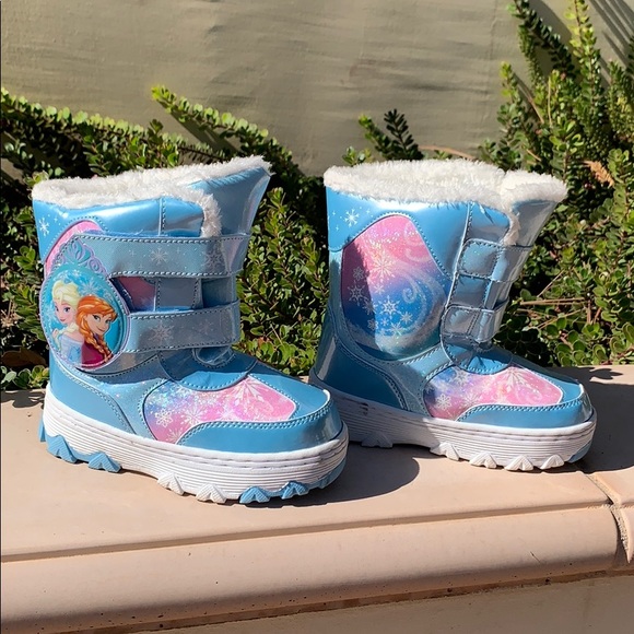 Disney Frozen toddler girls Snow Boots Elsa Anna